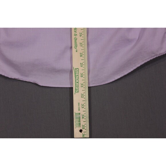Lauren Ralph Lauren Shirt Black Label Men’s Purple Slim Fit Non Iron 16 32/33 - Picture 7 of 11